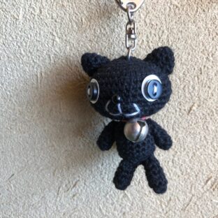 《受注制作》猫あみぐるみキーホルダー