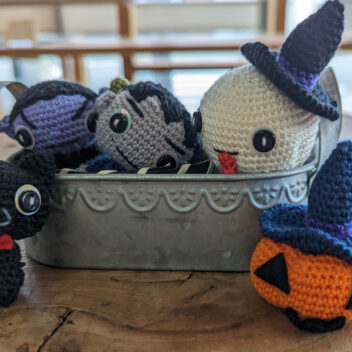 ハロウィン　あみぐるみ　５個セット　